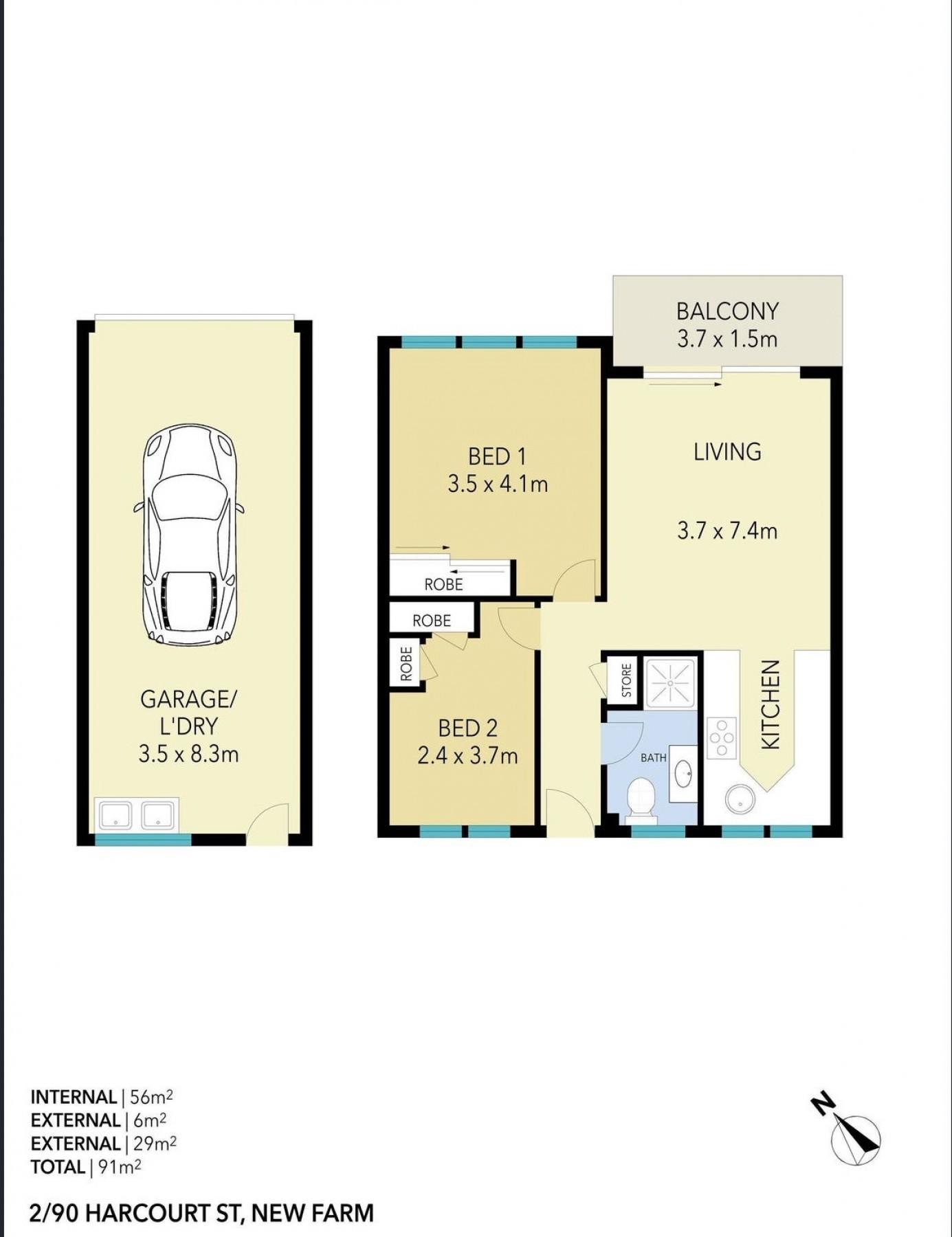 Great location 2 bed, 2 bath pet on application